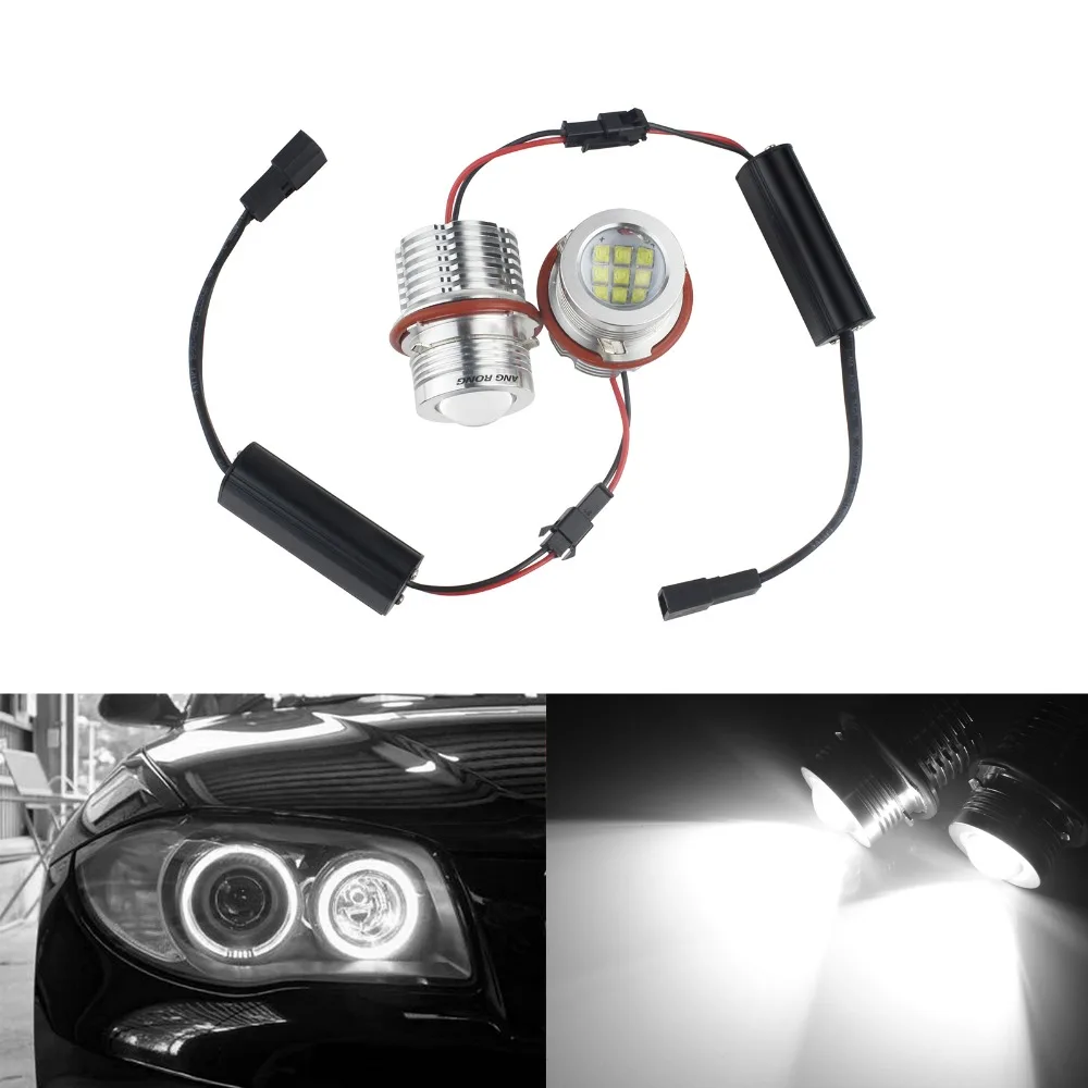 ANGRONG 2x C REE LED 90W ангельские глаза гало светильник маркер для BMW E39 E60 E61 E63 E64 E65 E66 E83