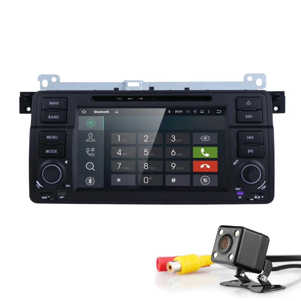Android 8 0 1Din gps Авторадио DVD плеер для BMW E46 M3 мультимедиа навигация головное