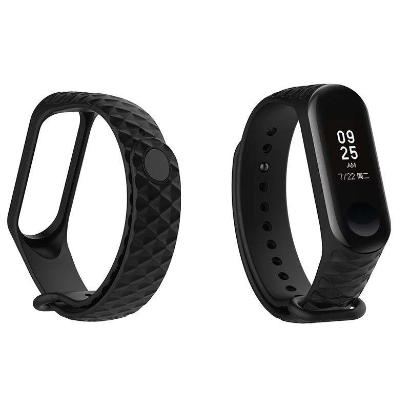 Спортивный Браслет mi Band 3, ремешок на запястье для Xiaomi mi, ремешок 3, силиконовый браслет для Xiaomi mi, ремешок 3 mi band 3, Смарт-часы, браслет