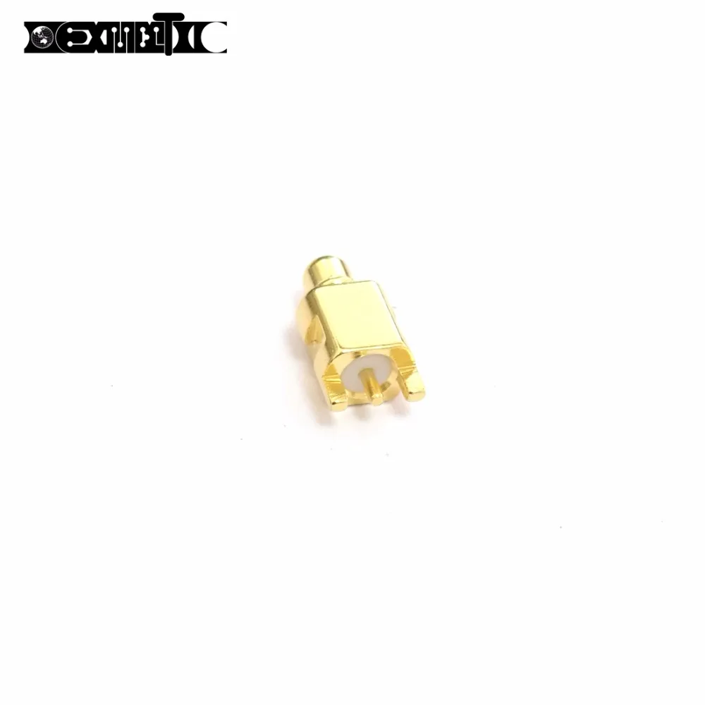 1 шт. MMCX штекер RF коаксиальный соединитель PCB mount прямой позолоченный новый