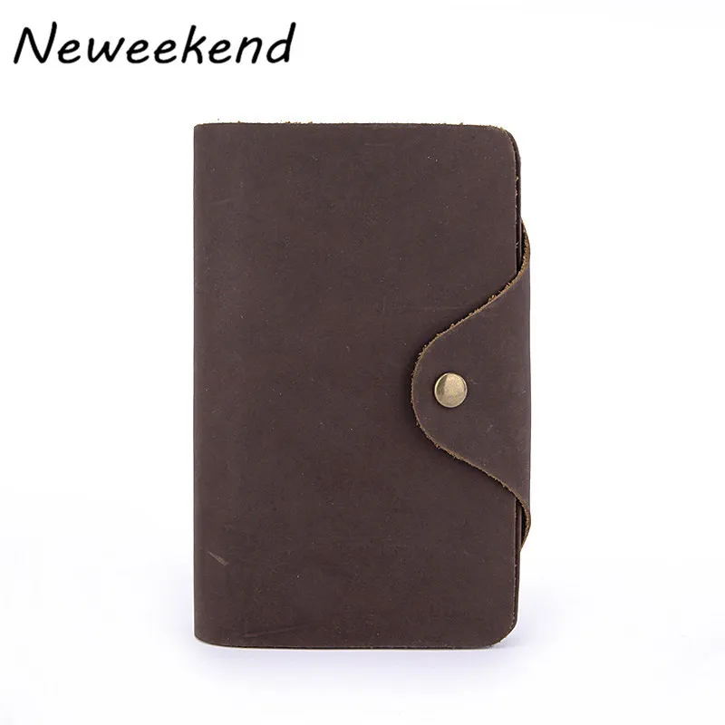 Мужской классический винтажный кошелек из натуральной кожи с карманом для монет мужской бумажник воловьей