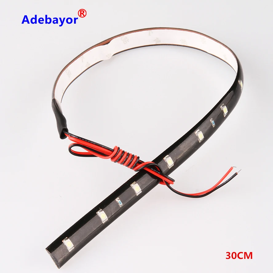 Водонепроницаемая гибкая светодиодная лента 10 шт./лот 30 см 15 SMD 3528