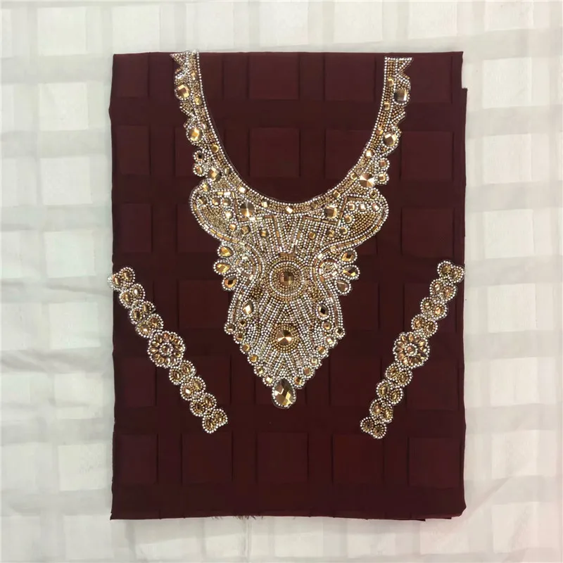 African Swiss Voile Lace Fabric with Breast Collar High Quality 100%Cotton Dubai Atiku 5 Yards | Дом и сад