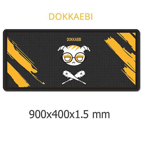 DOKKAEBI 900*400 Rainbow Six Siege FUZE ECHO JAGER MIRA DOKKA игровой коврик для мыши xxl большой 900x400 мм Резиновый геймер xl Коврик Для Мыши Компьютерный коврик - Цвет: DOKKAEBI