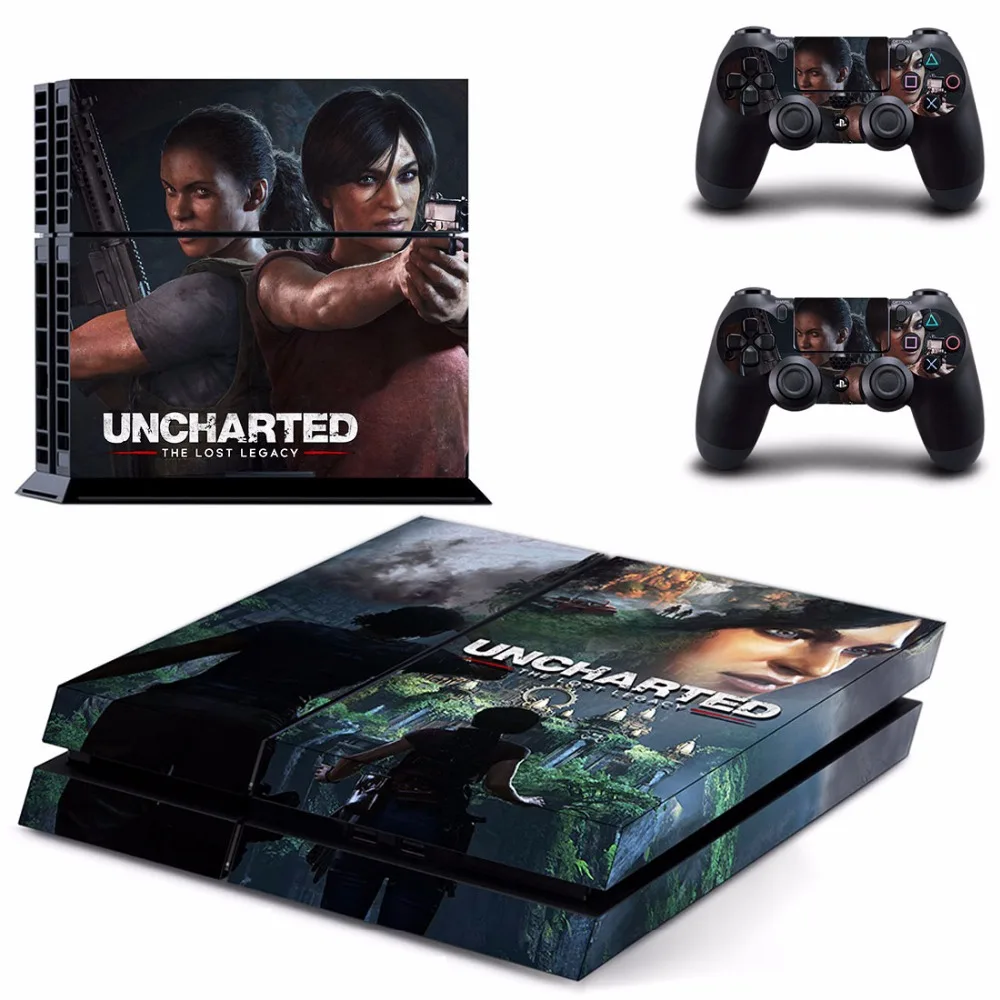 Uncharted The Lost Legacy PS4 кожи Стикеры наклейка для Sony Игровые приставки 4 консоли и 2