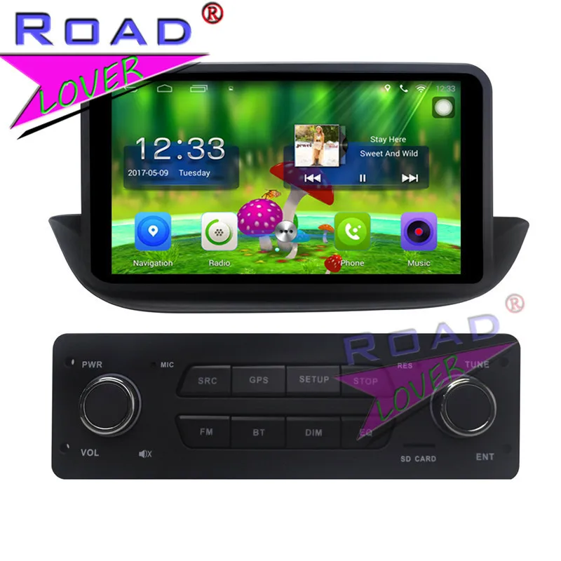 Медиацентр автомобильный TOPNAVI Android 6 0 2 ГБ + 32 9 дюймов для Peugeot 308 2012 2015 стерео GPS