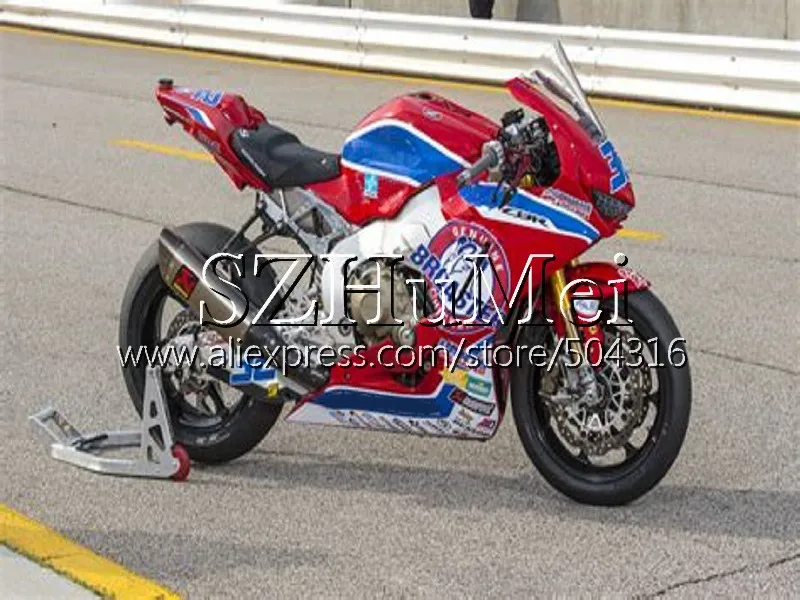 No. 14 Топливной форсунки комплект+ майка для HONDA CBR 1000 RR CBR1000RR 17 18 107SH. 4 Красный Белый CBR 1000RR CBR-1000RR CBR1000 RR обтекатель - Цвет: No. 14