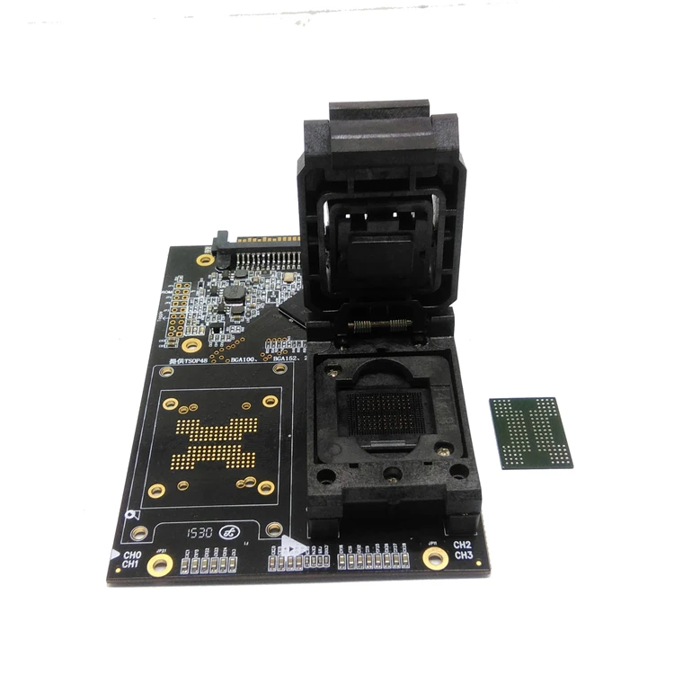 KZT SSD тест NAND flash SM2246EN bga132/152/88 на вспышку джиг тестовое гнездо раскладушка