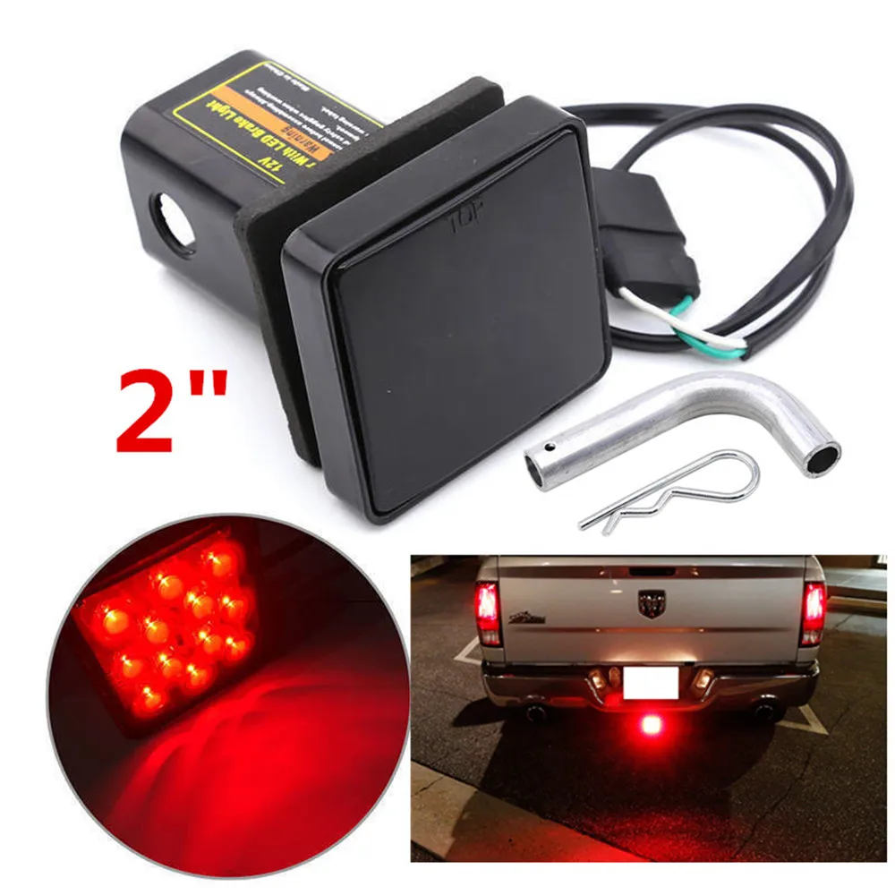 

4-pin Trailer Connector Smoked Lens 12 LED Super Bright Brake Light for Truck Pickup
