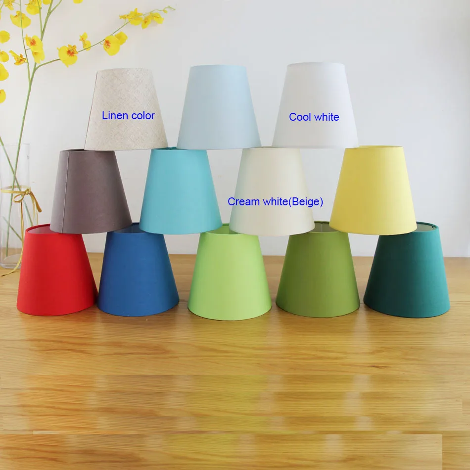 

2PCS/LOT New Modern Green Blue Red... color Chandelier Lamp Shades, Wall Lamp Covers & Shades, E14 hole 3cm