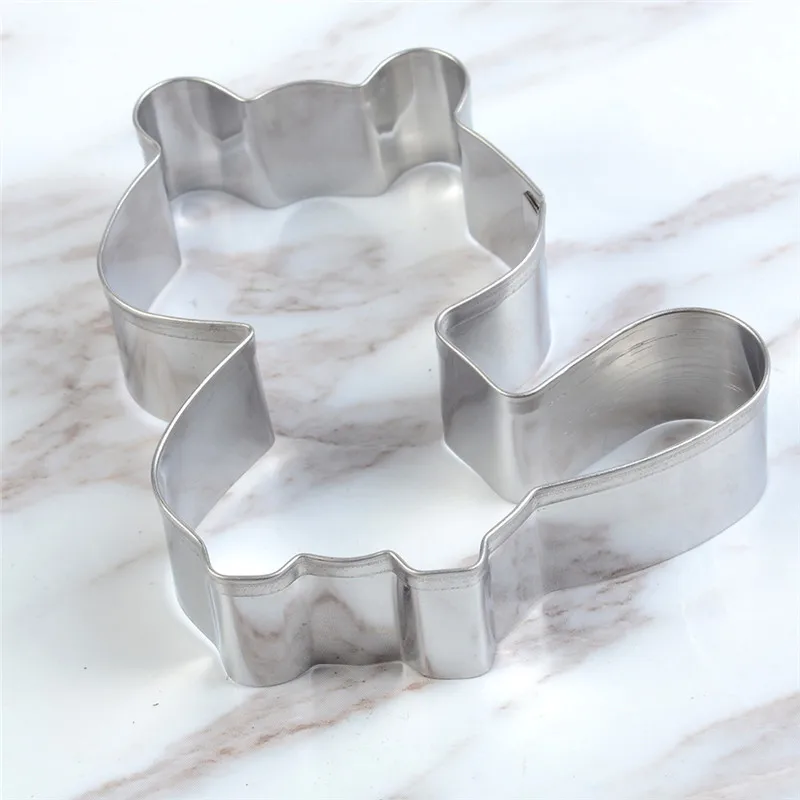U 30 Styles Metal Pastry Baking Mould Biscuit Cookie Cutters DIY Stainless Steel Kitchen Bakeware Tool Free Shipping - Цвет: U