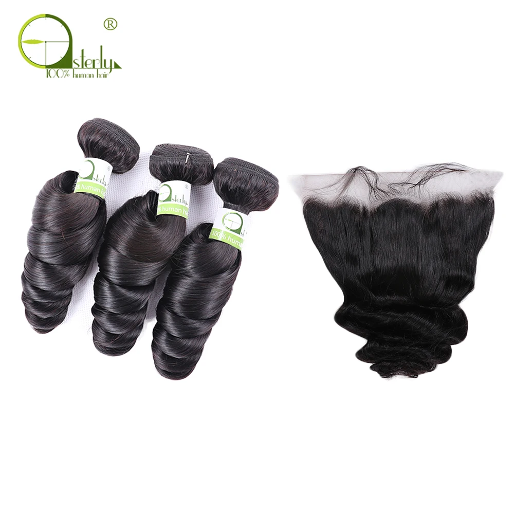 Объемные свободные волнистые в наборе с фронтальной бразильские волосы