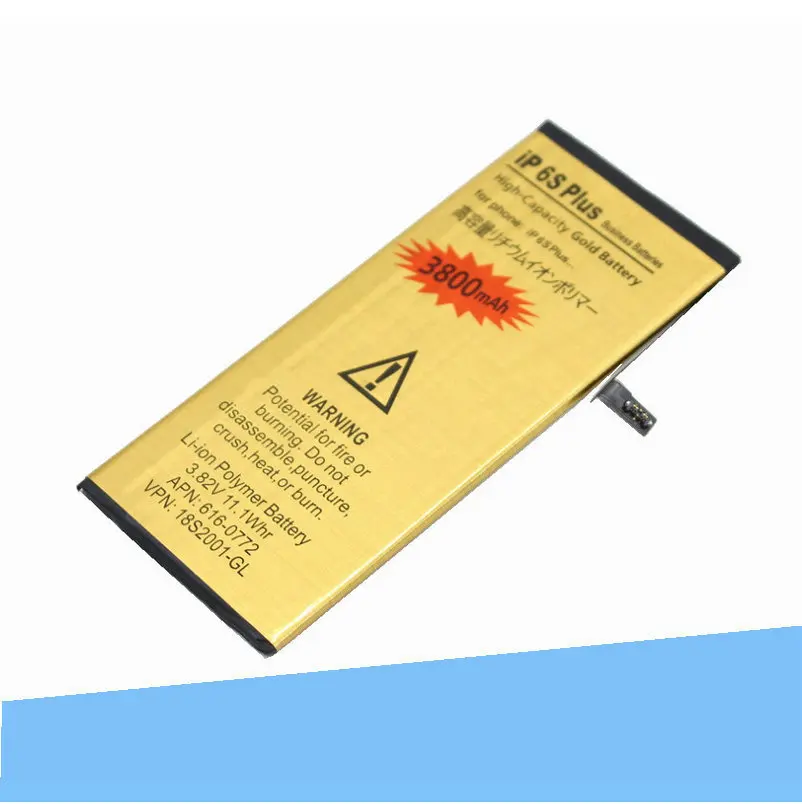 iSkyamS 1x 3800mAh 0 zero cycle Gold Replacement Li-Polymer Battery For iPhone 6SPlus 6S Plus 6S+ + Accumulator Batteries | Мобильные