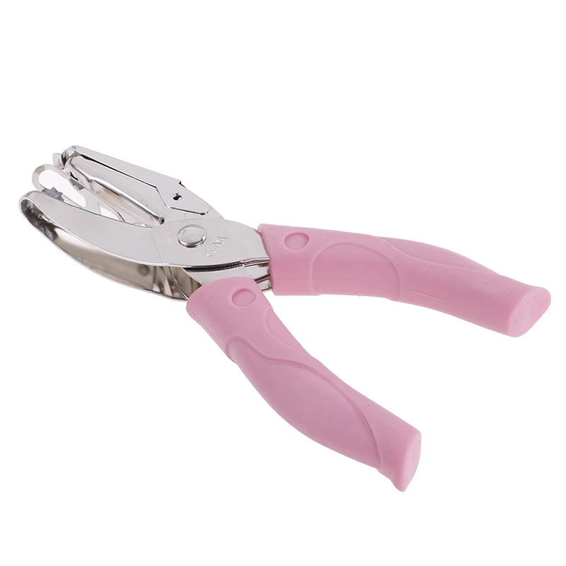 DIY Дырокол с одним отверстием ручка свободными листьями резак для бумаги Школа