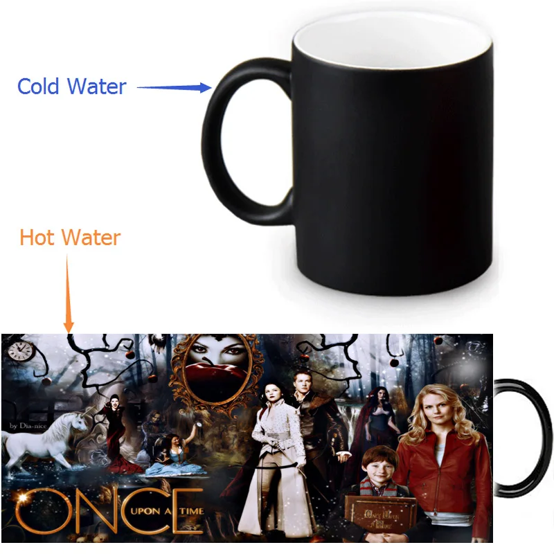 Прямая поставка кружка Once Upon a Time термочувствительные кружки трансформер с