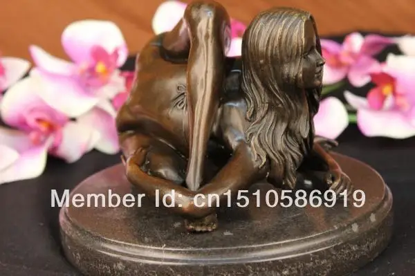 Limited Numbered Edition Original Nude Girl Bronze Marble Sculpture Statue Decor | Дом и сад