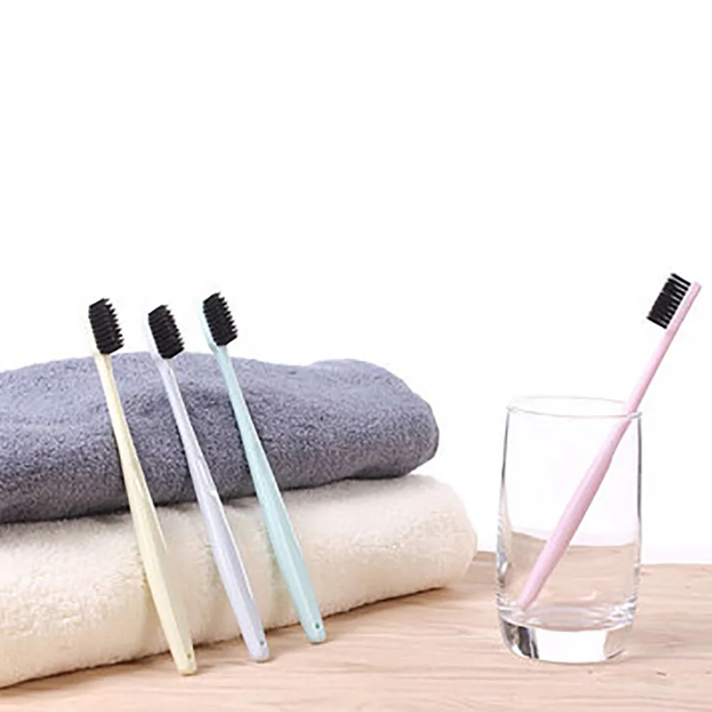 8 шт. зубная щетка ультра мягкие щетинки бамбуковый уголь нано уход за полостью