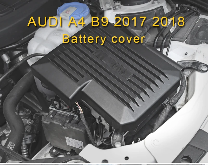 Карманго для Audi A4 S4 B9 автомобиля батарея мощность электрода протектор отрицательный зажим Клеммы Крышка оболочки