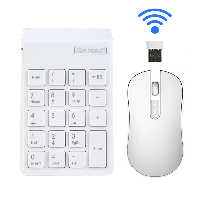 Мини цифровая клавиатура 2 в 1 и оптическая Мышь комбо 4 г мини usb офис ноутбука