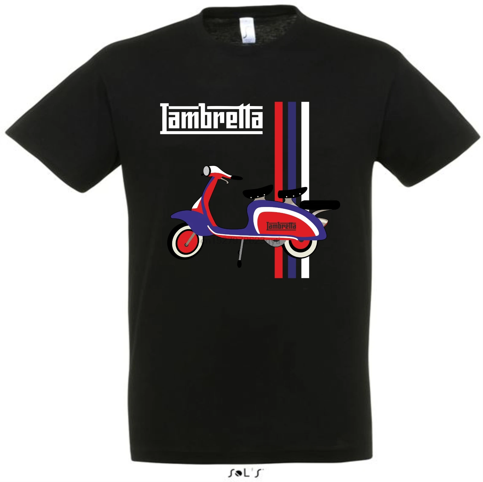 Lambretta скутер Vespa мотоцикл ретро мод Sca печатная Футболка 3 цвета Новинка| |