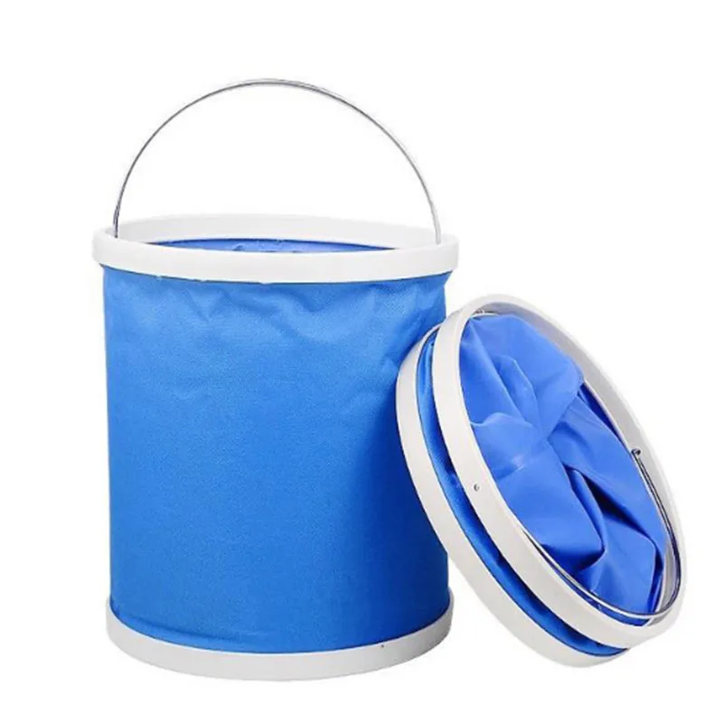 11Л большой автомобиль портативный с Оксфордской тканью складное ведро большая