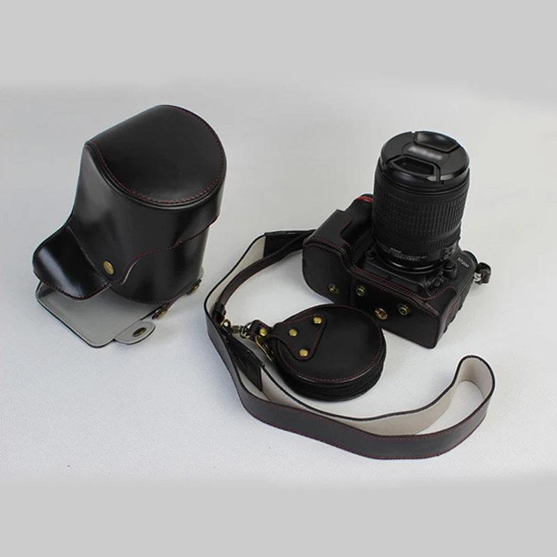 Новый роскошный чехол для камеры из искусственной кожи Nikon D7100 D7200 цифровой