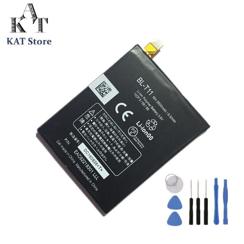 BL-T11 2500mAh батарея для телефона LG L22 isai F340 Замена батареи высокое качество AAA