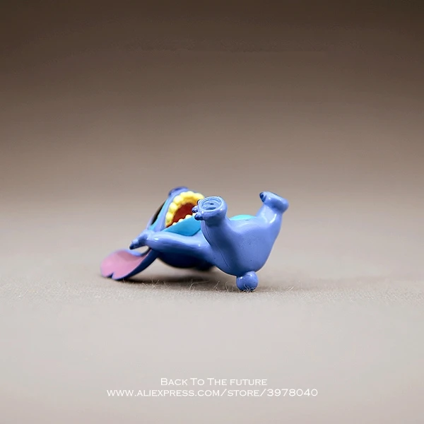 Disney Lilo & Stitch 5 см мини кукла Фигурка осанка аниме украшение Коллекция фигурка