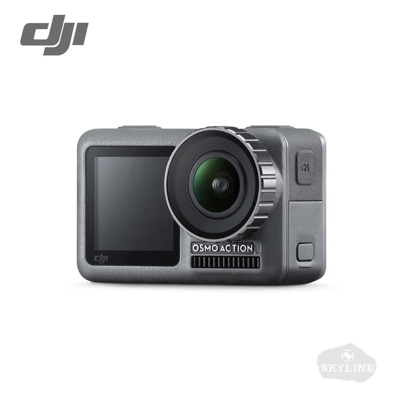 DJI Osmo пульт дистанционного управления для спортивной Cameria 1/2 образования легкой пены. " CMOS 12MP 4K HDR двойные экраны 11 м Водонепроницаемый 8 xslow движения UHD качество RockSteady