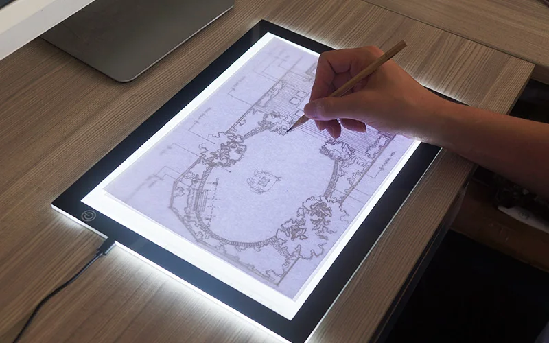 A3 LED Light Pad Box Drawing Tracing Tracer Copy Board Tablet Led Panel with stepless Brightness Control | Компьютеры и офис