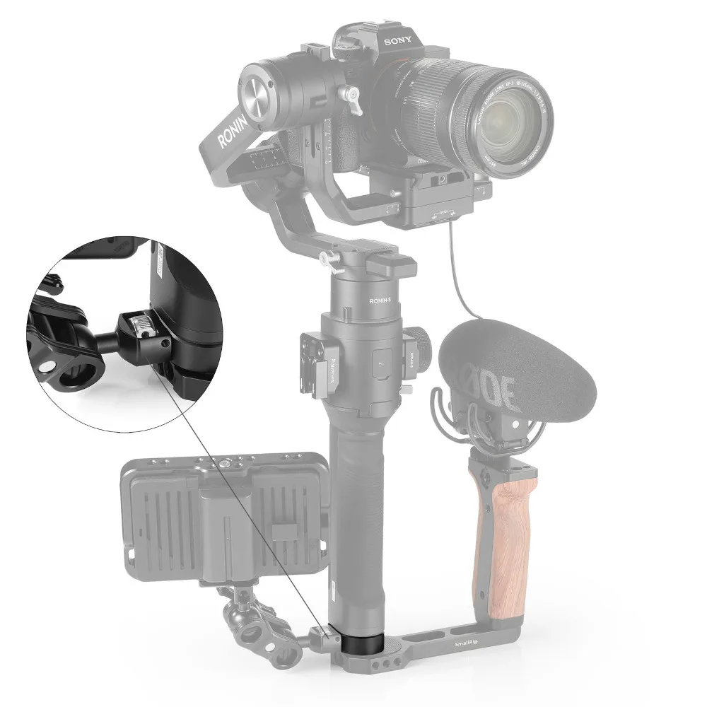 SmallRig пластина камеры Rig Heli-coil вставка Монтажная пластина для DJI Ronin S/для DJI Ronin SC W/Arri определение отверстий 2263
