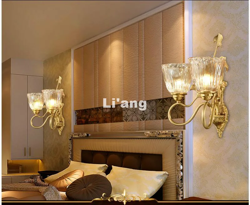 Новое поступление латунный E14 Европейский Классический Золотой светодиодный