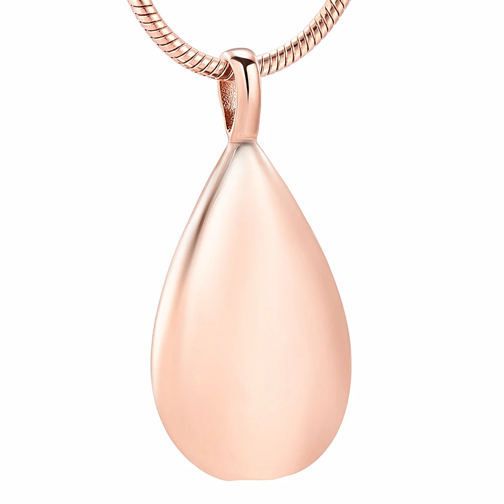 Кремации в виде капель воды, украшения для кулон с пеплом, держатель из нержавеющей стали для пепла, урны для домашних животных/человека, памятный сувенир, ожерелье