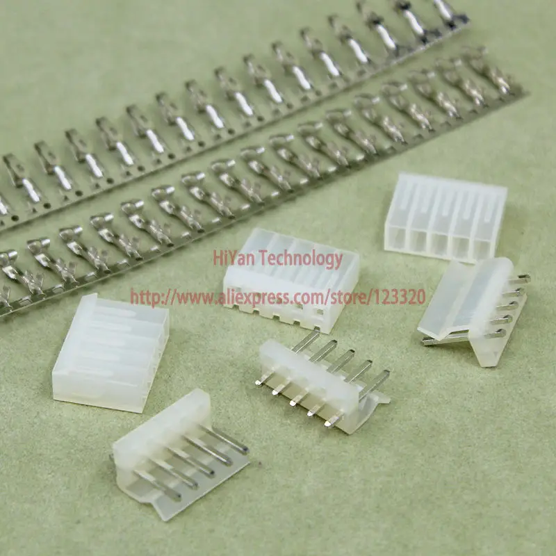 (100 компл./лот) разъем CH3.96 Molex 3 96 5Pin 180 градусов верхний шаг входа: мм штыревой +