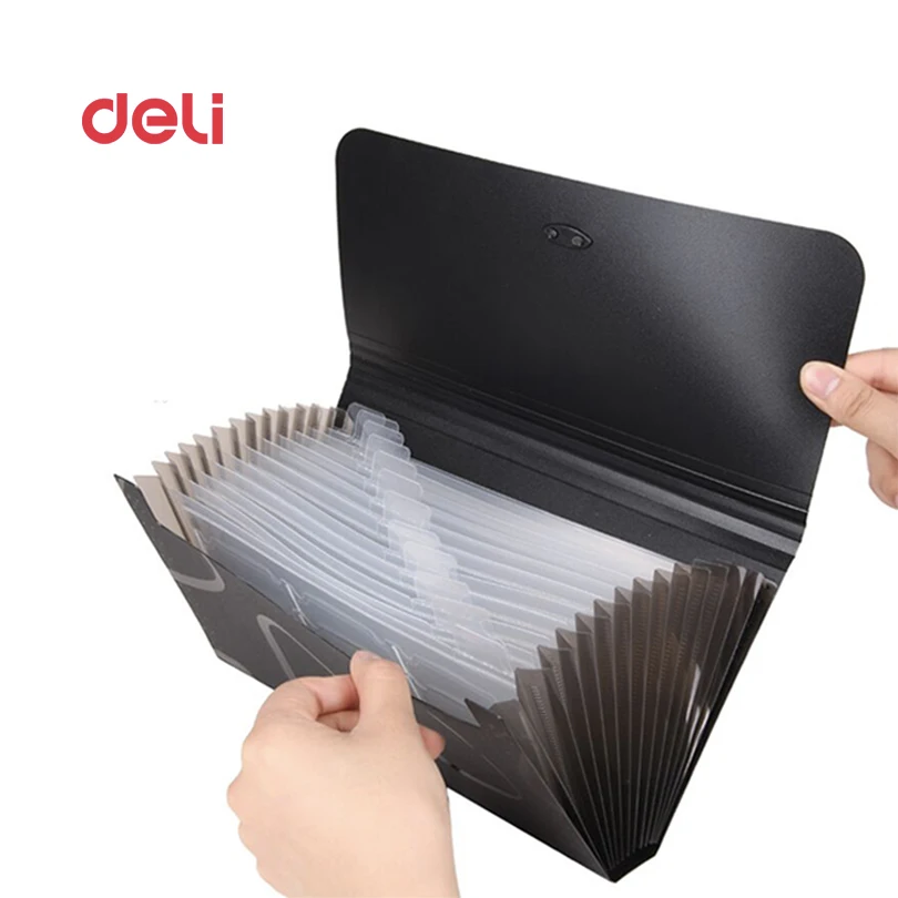 Папка для документов Deli A6 органайзер канцелярская Сумка pp портфель папка деловых