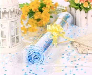 blue 18*25/20*30/25*35/35*50 см прозрачный пластиковый пакет для упаковки конфетных игрушек, подарочные пакеты для дня рождения, свадебной вечеринки - Цвет: blue