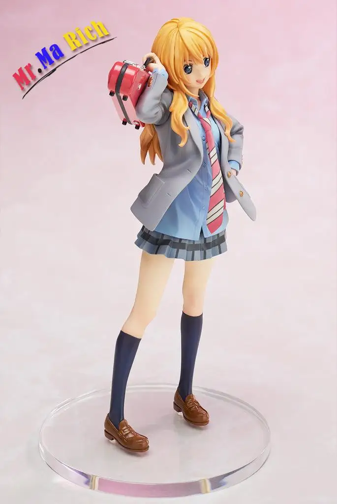 20 см ваша лежа в апреле Kaori Miyazono сексуальная фигурка ПВХ Коллекционная модель