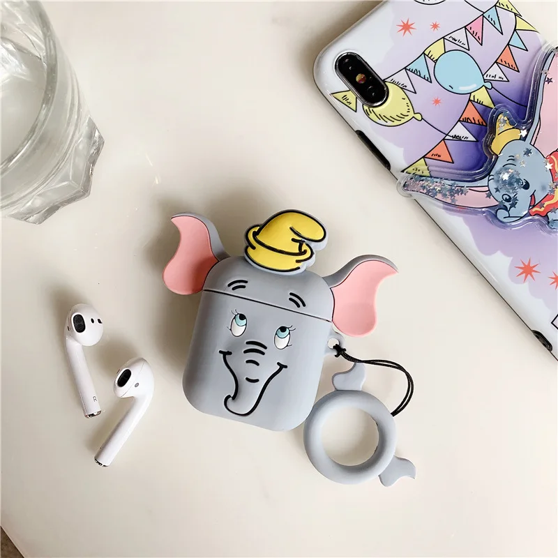 чехол для эирподс 3D узор мультфильм Apple AirPods Bluetooth Беспроводная зарядка