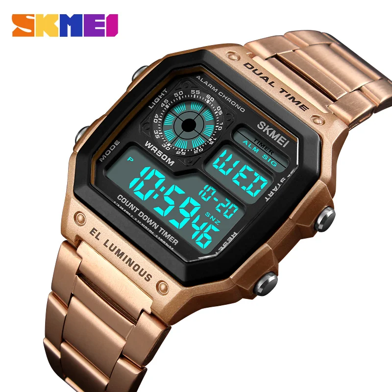 

2020 SKMEI мужские спортивные часы водонепроницаемые мужские часы лучший бренд класса люкс мужские электронные цифровые часы мужские часы Relogio ...