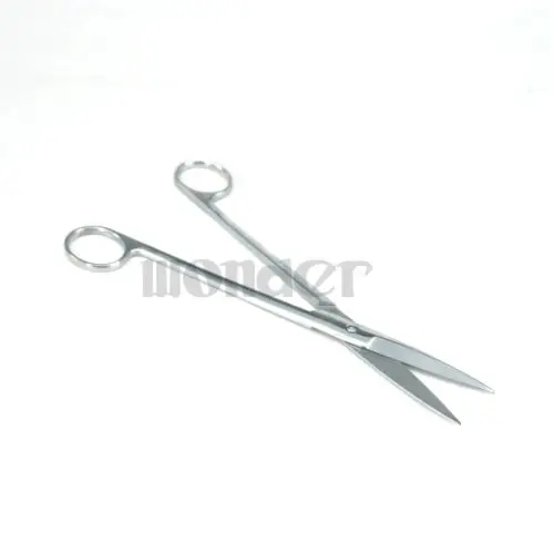

200mm Dressing Scissors S/Steel Pet Grooming Hair Surgical Dental Blunt Sharp