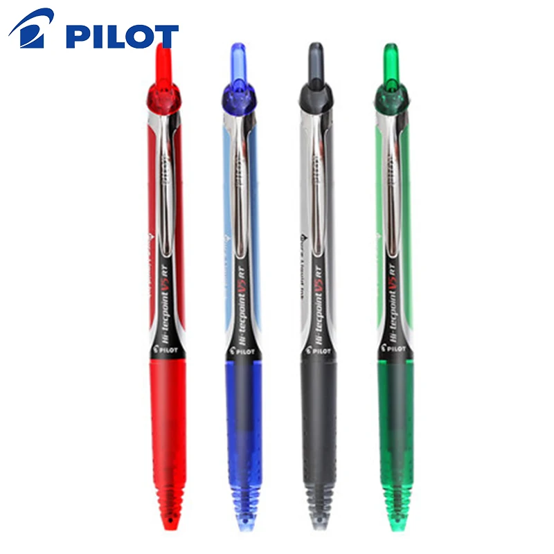 

8 Pcs/Lot Japan Pilot BXRT-V5 RT Hi-Tecpoint RollerBall Pen 0.5mm 4 colors stationery Writing Supplies Office & School Gel Pens