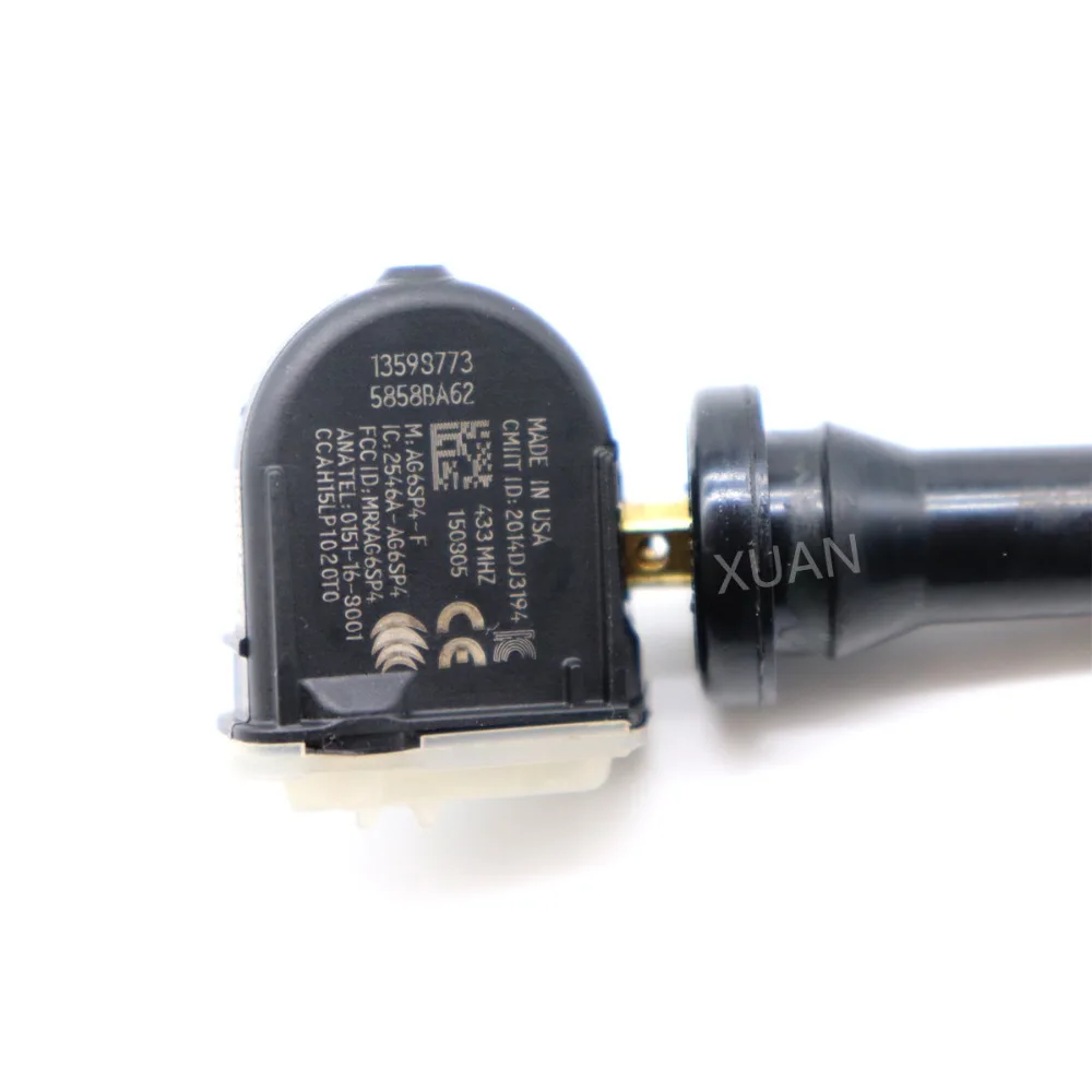 XUAN 4 шт. TPMS 13598773 датчик давления в шинах для Opel Ampera-e Antara Bolt Karl Mokka Viva 433 МГц TP3040050