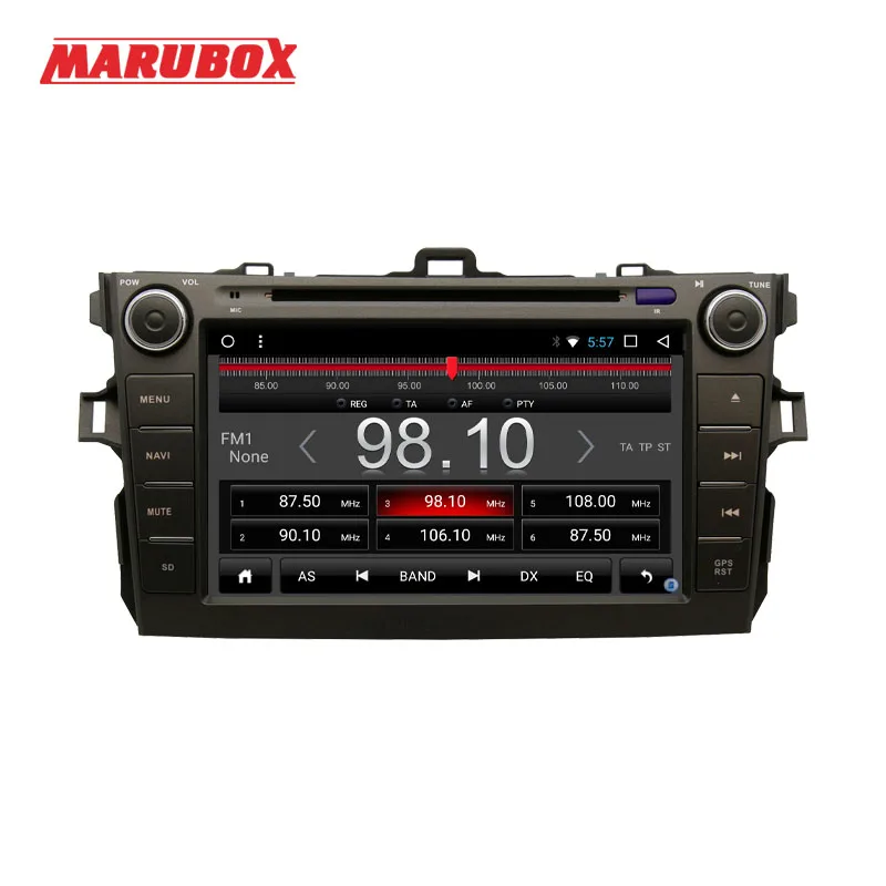 Автомобильный мультимедийный плеер для Toyota corolla 2007 2011 MARUBOX 8A105DT8 8 ядер Android 0 2 Гб