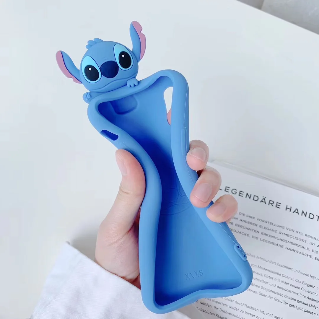 Стежок игрушка 3D Мягкий силиконовый чехол для телефона iPhone X XS Max Xr милый