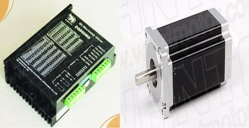 Wantai 1 осевой шаговый двигатель Nema34 фотоосвещение 1232 нм унций А + Драйвер DQ860MA 80 в а