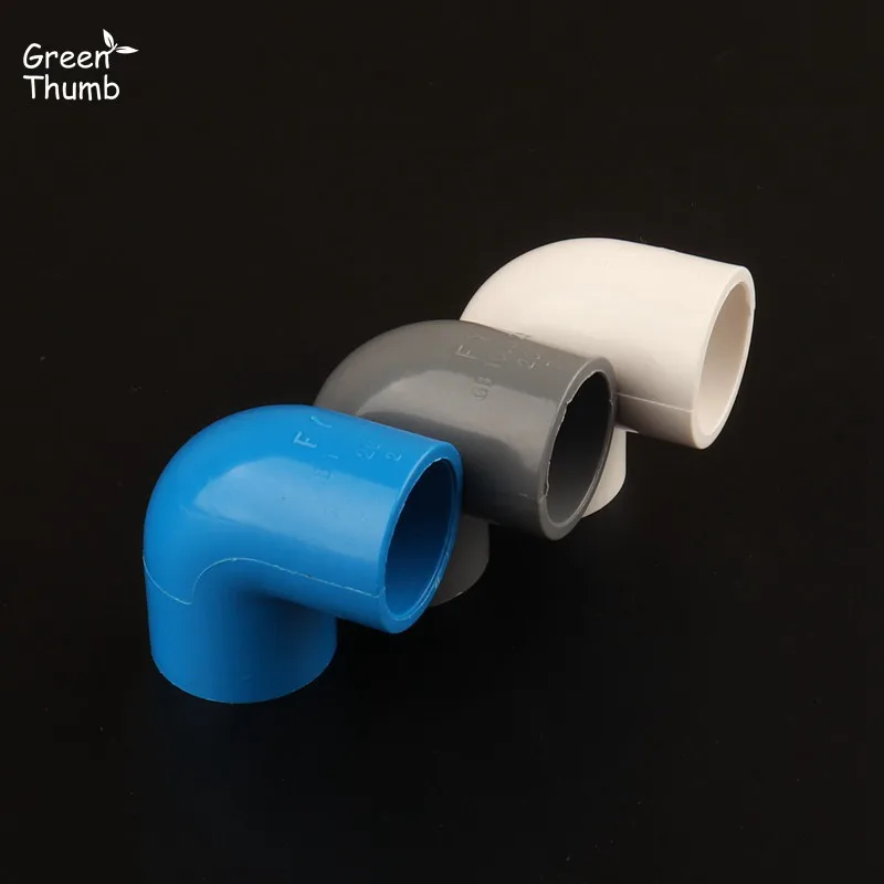 90 Degree Elbow 3 шт. ПВХ разъем внутренний диаметр. 20 мм колпачок для фитингов труб прямой тройник Wye Y соединитель локоть крест для ремонта труб аквариума воды - Цвет: 90 Degree Elbow