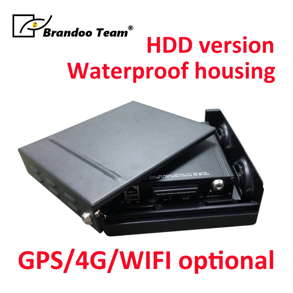 4 канальный Автомобильный видеорегистратор GPS 4G WIFI HDD DVR мобильный
