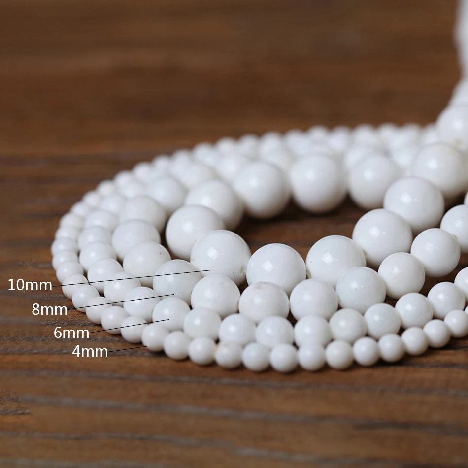 2018 natural stone Beads for jewelry making 4 6 8 10mm Natural round bead Diy Boncuk Charms jewellery sieraden maken wholesale | Украшения