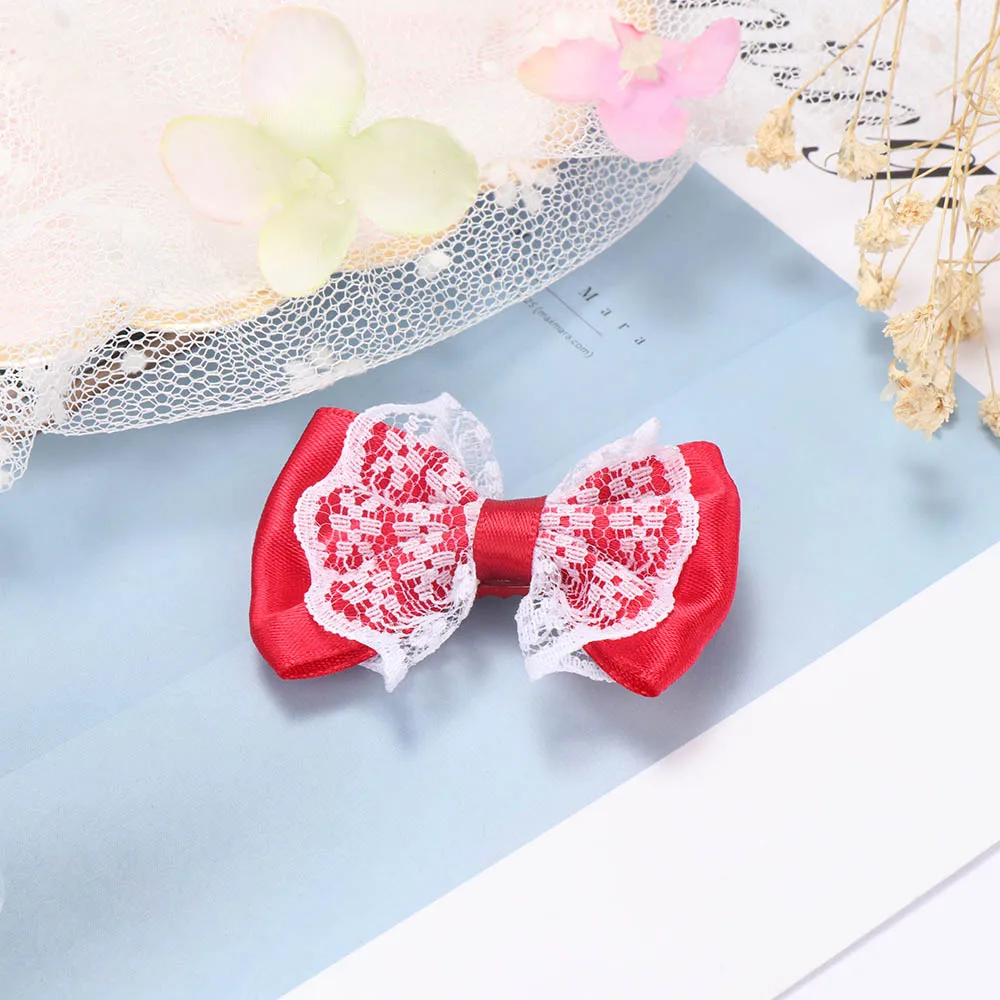 Hot sale Cute Lace Bowknot Hair Clips Baby Girl Hairpin Children Bow Accessories | Детская одежда и обувь