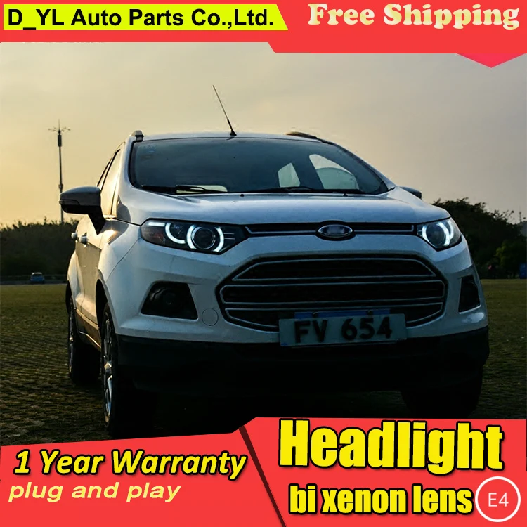 Стайлинга автомобилей головной светильник s для Ford Ecosport 2013-2015 светодиодный